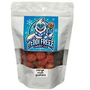 Orange Crush Gushers - Tangy Refreshing Fruit Candy - 8oz Sweet Snack Yeddi Freeze  candy