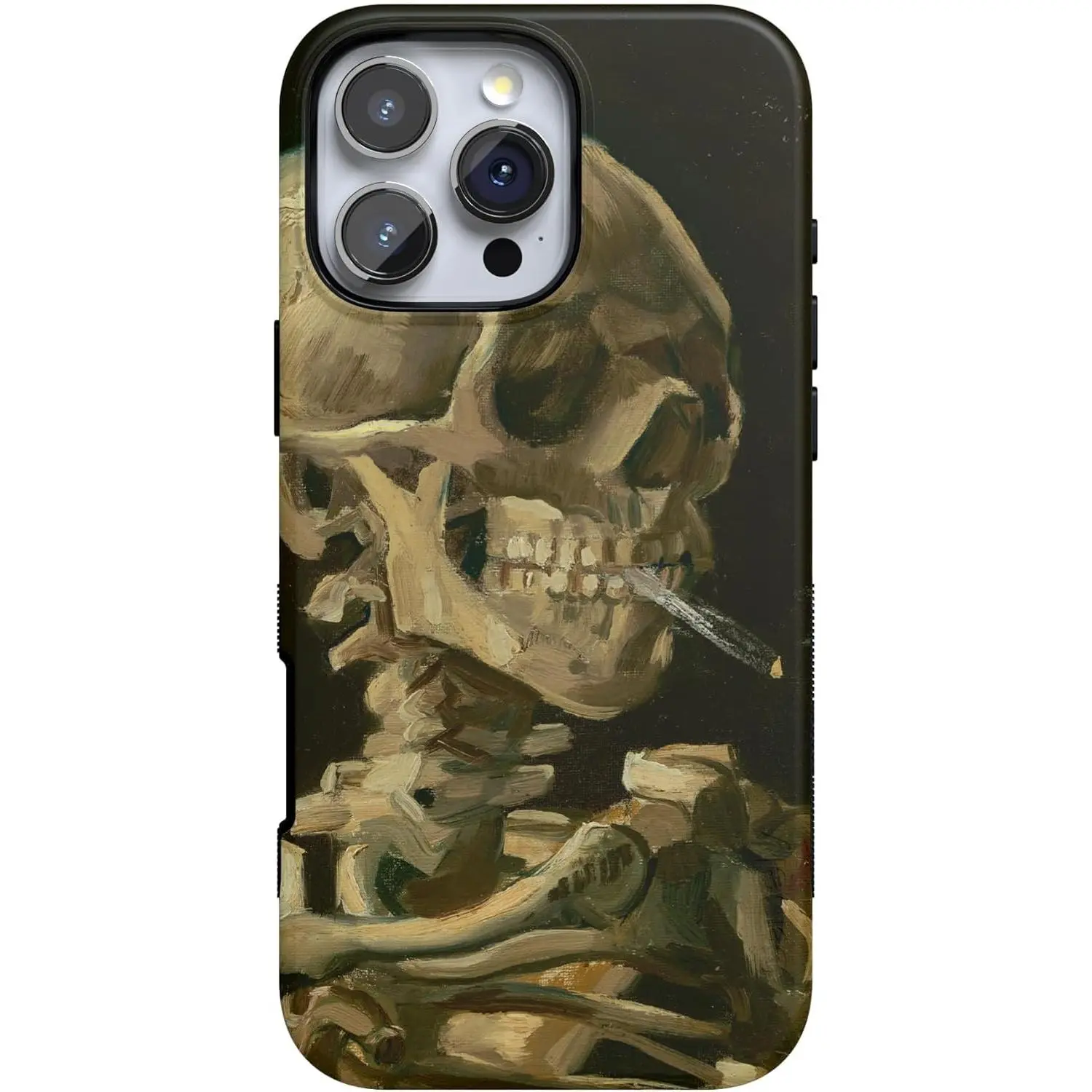 Casely iPhone 16 Pro Case | Van Gogh Museum | Skull of a Skeleton | Bold Protective Design | Compatible with MagSafe