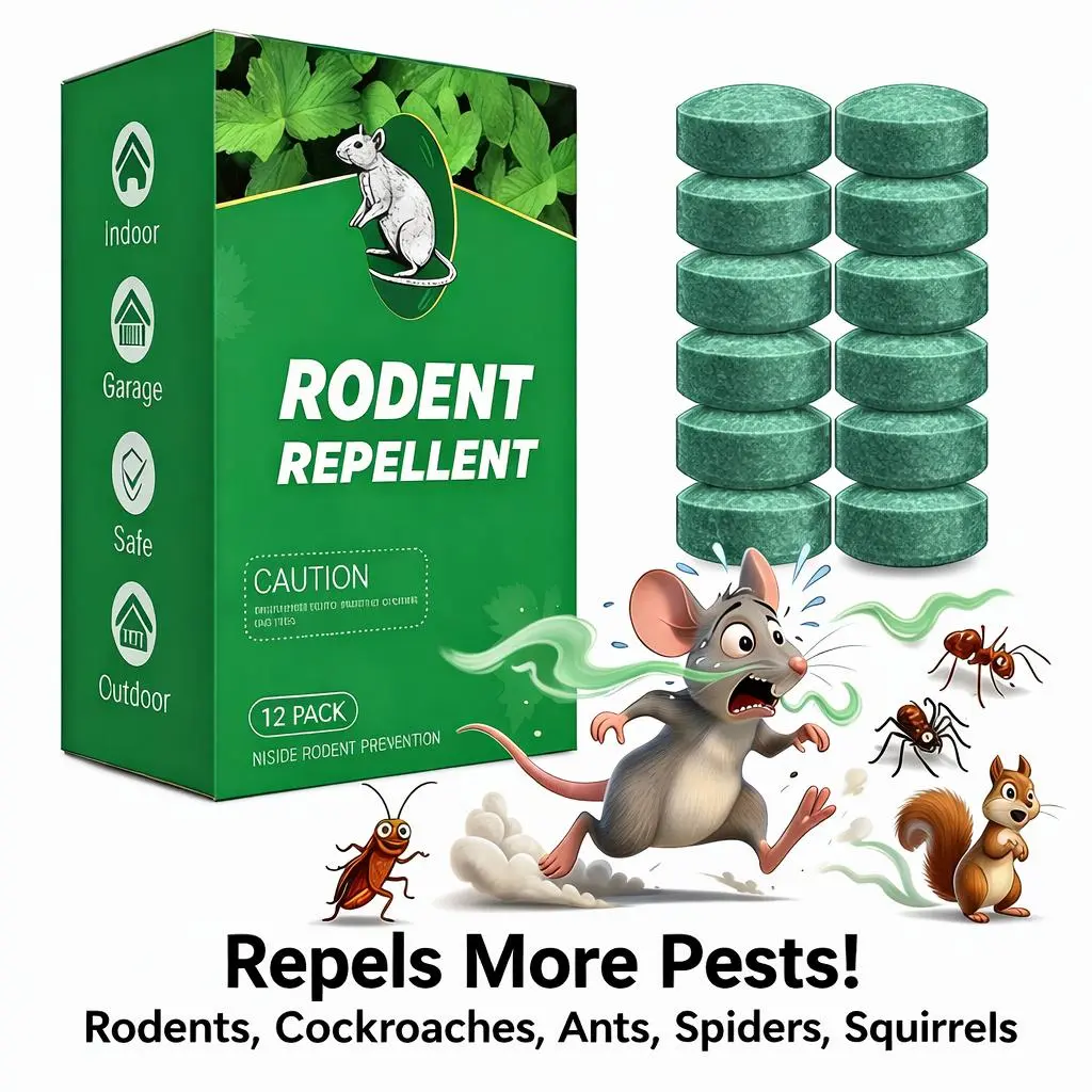 Natural Eco-Friendly Pest Deterrent (1 Box / 12pcs) - Home & Outdoor Bug Control Accessory for Fishing Tackle, Boats - Strong Scent, Safe for Indoor & Outdoor Protection, Avoid if Scent-Sensitive Insect Proof
