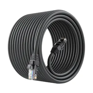 GEARit Cat6 Ethernet Patch Cable - High Speed CCA Network Cord - UTP, Black GEARit Cat6 Ethernet Patch Cable - High Speed CCA Network Cord - UTP, Black