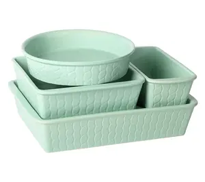 Temp-tations Carved Willow 5-Piece Nestable Bakeware Set