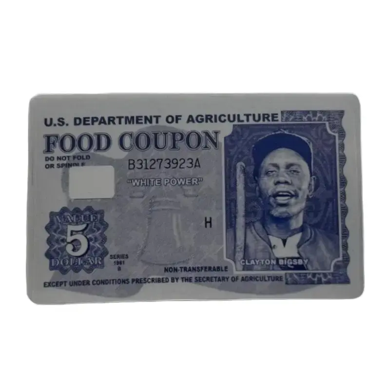 Clayton Bigsby Meme Credit Card Skin | Dave Chappelle Parody Vinyl Wallet Decal | Funny Tap-to-Pay Sticker Skit Controversial Hilarious