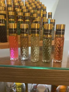 Undress Me Women's Fragrant Body Oil Perfumes Eau De Parfum Luxurious Scent with Roses Blossoms & Vanilla Notes Regular Edition 5mL 10mL 1oz Roll On Bottle