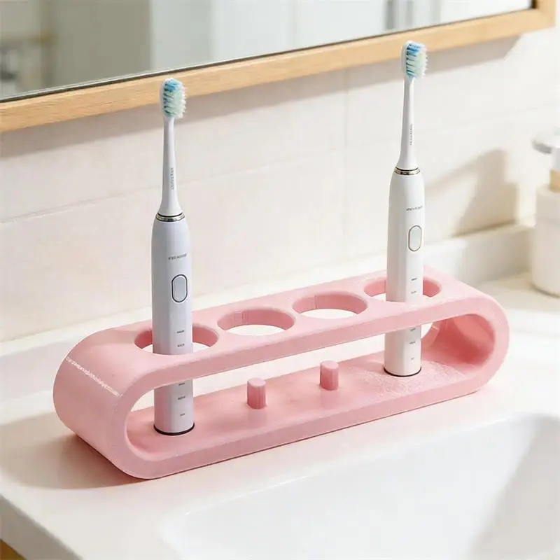 3D Printed Electric Toothbrush Holder Countertop Toothbrush Stand Home Bathroom Organizer Rack For Electric Toothbrushes