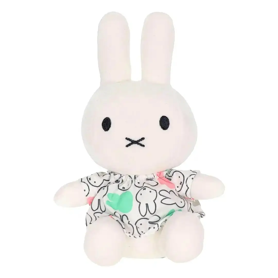 Kids Preferred 8" Miffy Plush Stuffed Toy - Classic, Cute Collectibles, Nap Time Companion with Miffy Head Logo Dress, Clean Design, Huggable Feel for Kids, Soft Plush
