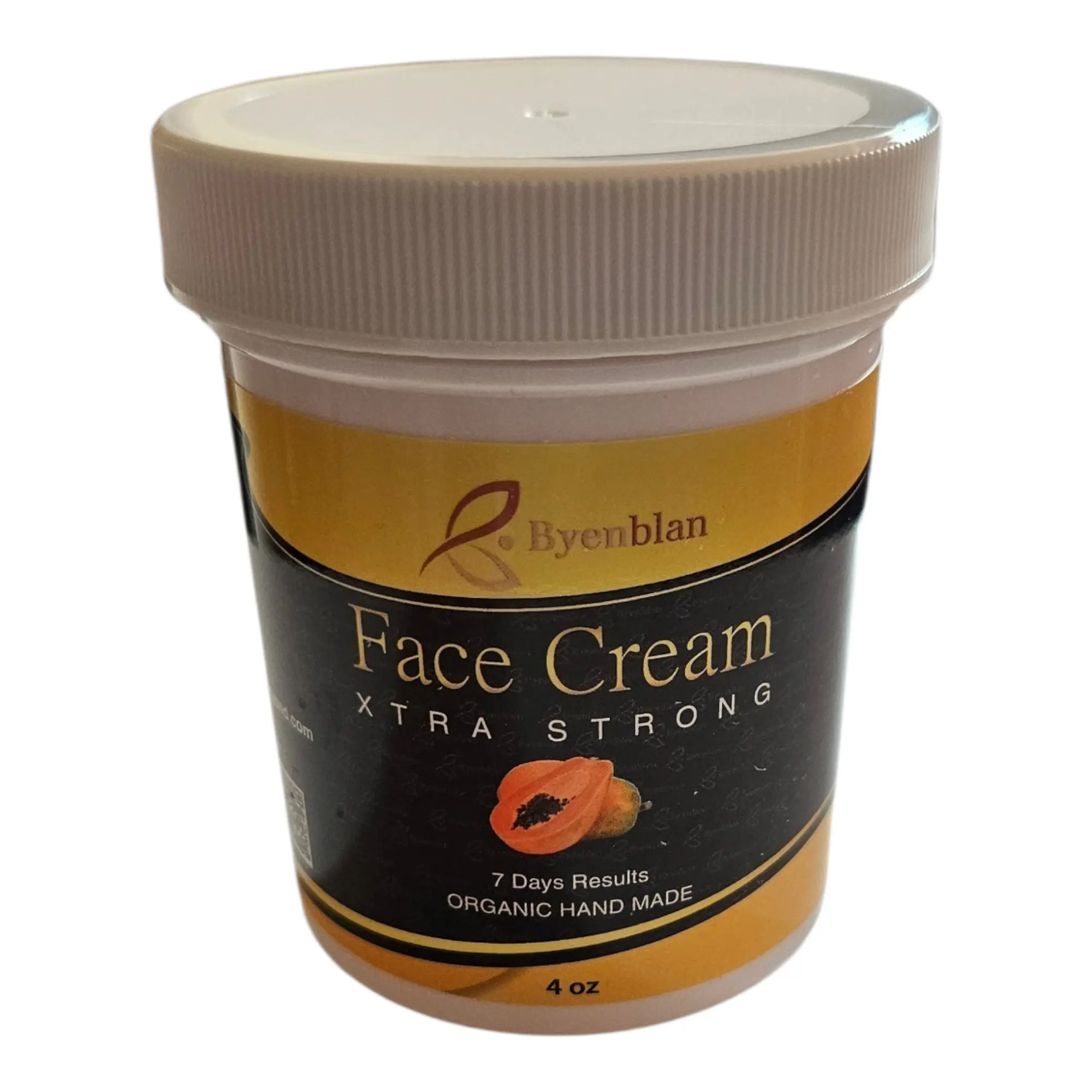 BYENBLAN Papaya Enzyme Face Cream - Lightweight Fruit-Enzyme Formula to Hydrate and Brighten, Daily Moisturizing Blend for Dry Skin