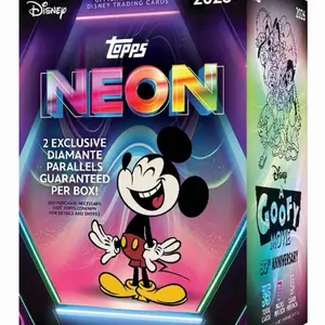 Topps Disney Neon Trading Cards 2023 - 2 Exclusive Diamante Parallels Per Box - Goofy Movie 30th Anniversary Edition