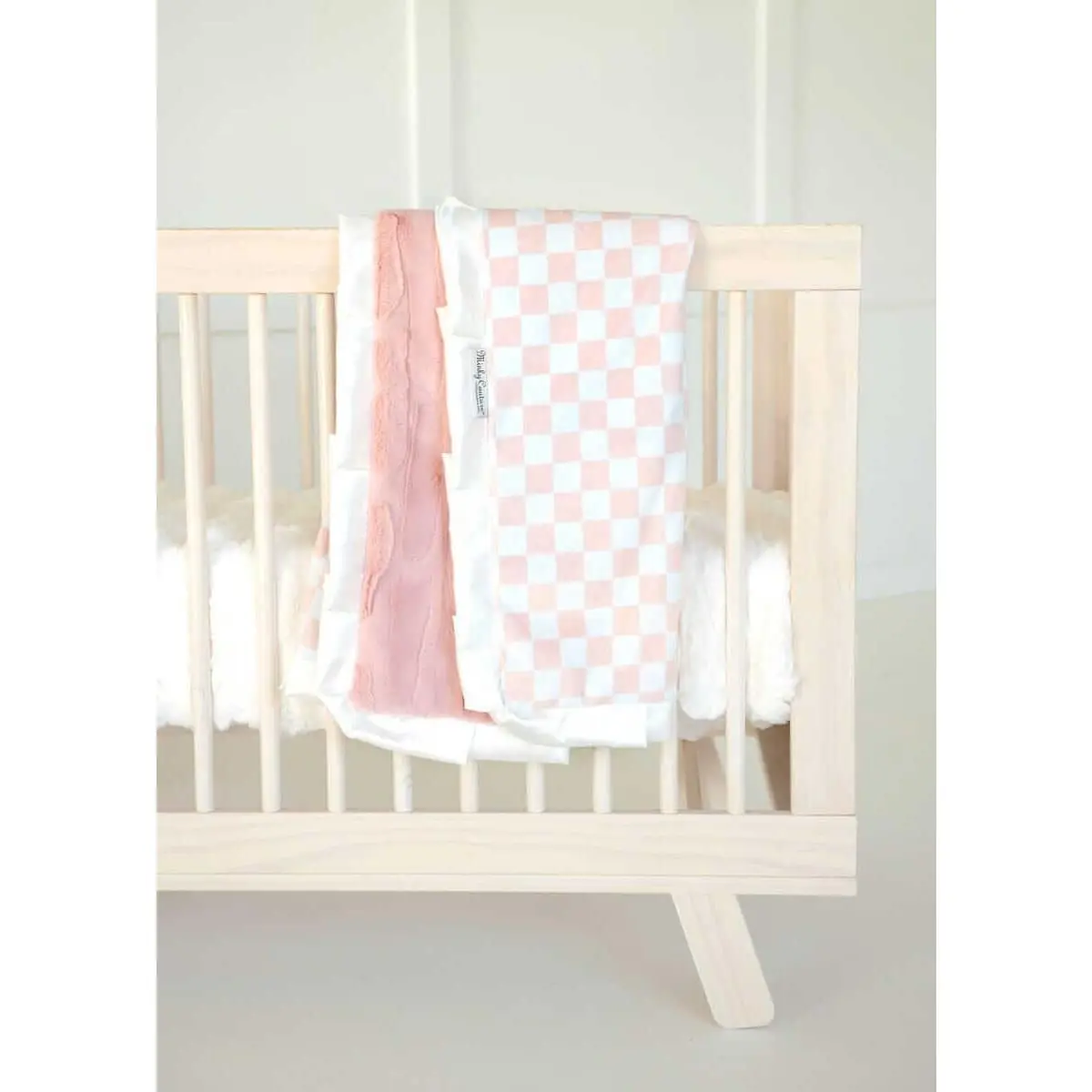 Checkered Blush Blanket