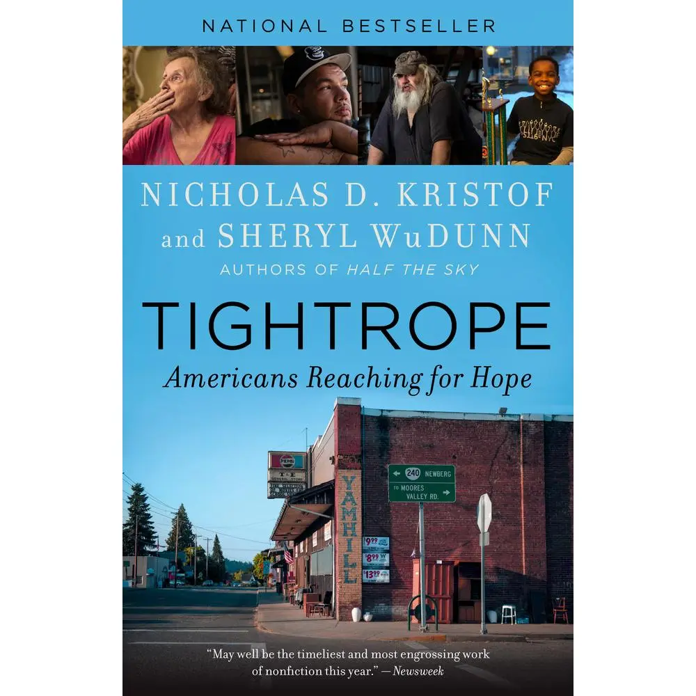 USED Book - Tightrope: Americans Reaching for Hope by Kristof, Nicholas D. (Paperback) - english