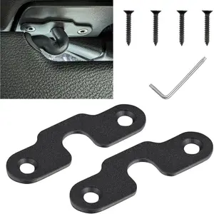 New Upgrade Sun Visor Repair Kit Heavy Duty Sun Visor Clips, Visor Mounting Clips Compatible with Jeep Wrangler JK 2018/ Wrangler 2018-2024/ Gladiator 2020-2024 & Jeep Wrangler Accessories