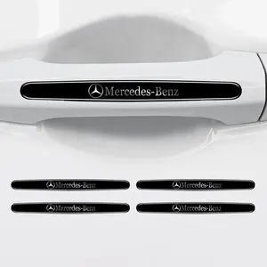 Car Handle Door Bowl Protector Stickers For Mercedes Benz A C E S G Class CLE CLA GLB GLS GLC 8Pcs Anti-scratch Film Accessories