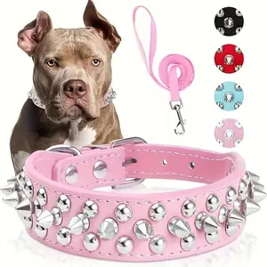 Adjustable Dog Collar and Leash Set, Anti-Lost Pet Accessories, Fashion Walking Essentials, Must-Have Dog Supplies