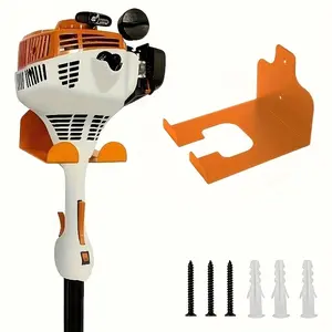 Metal Lawn Mower Wall Mount Rack, Easy Garage Organization, Tool Storage Organizer, Suitable for Lawn Mowers and Hedge Trimmers