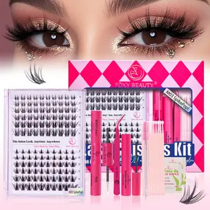 Foxy Beauty DIY Lash Extension Kit with D Curl Clusters, Bond & Seal, Applicator Included, For At-Home or Travel Use , Add to cart Buy now Lash Kit, Reusable, Beginner-Friendly, Natural Salon Look High Quality Eyelashes Cosmetic