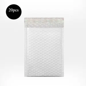 Bubble Mailer, 20pcs/pack Self Seal Bubble Mailer, Shipping Bag, Mailing Packaging Bag for Office Dormitory School
