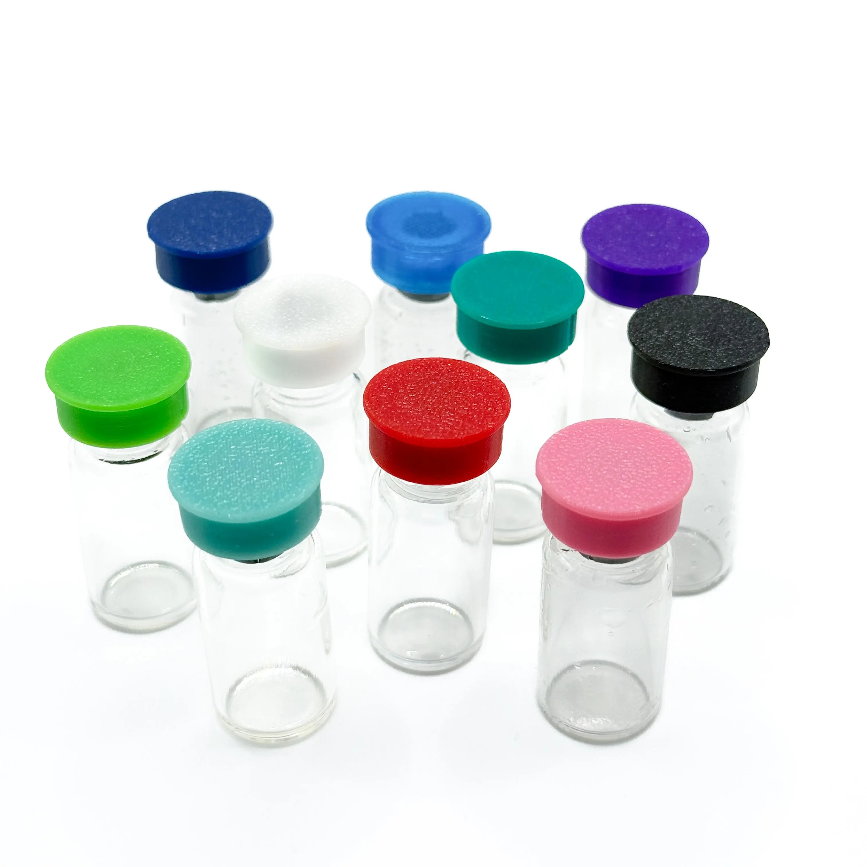 No Frills Vial Caps TPU Caps for 3mL 5mL 10mL 30mL for vial Protection and organization - non custom