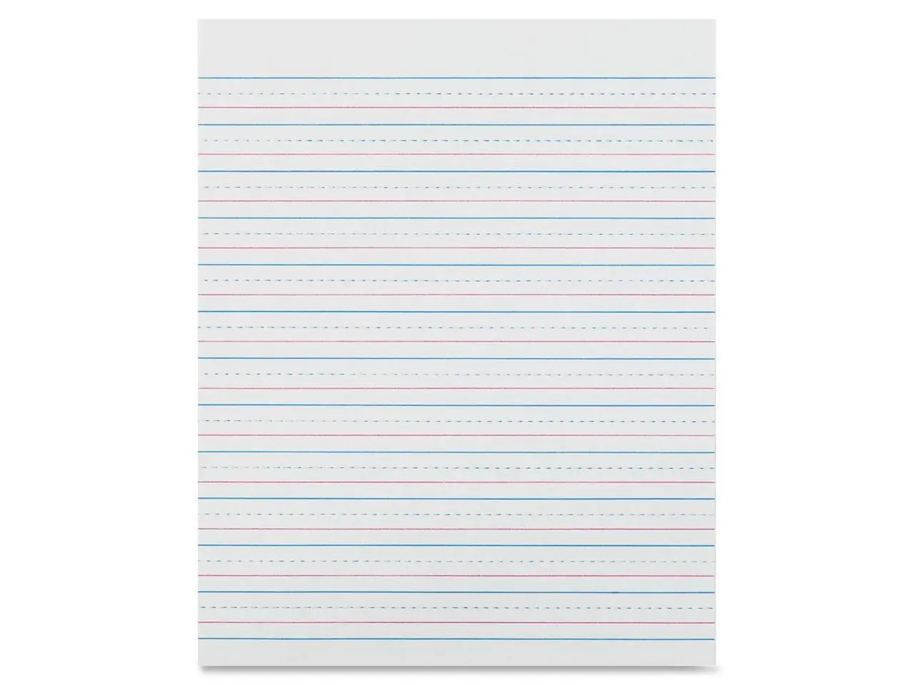 Pacon Zaner-Bloser Broken Midline Sulphite Paper