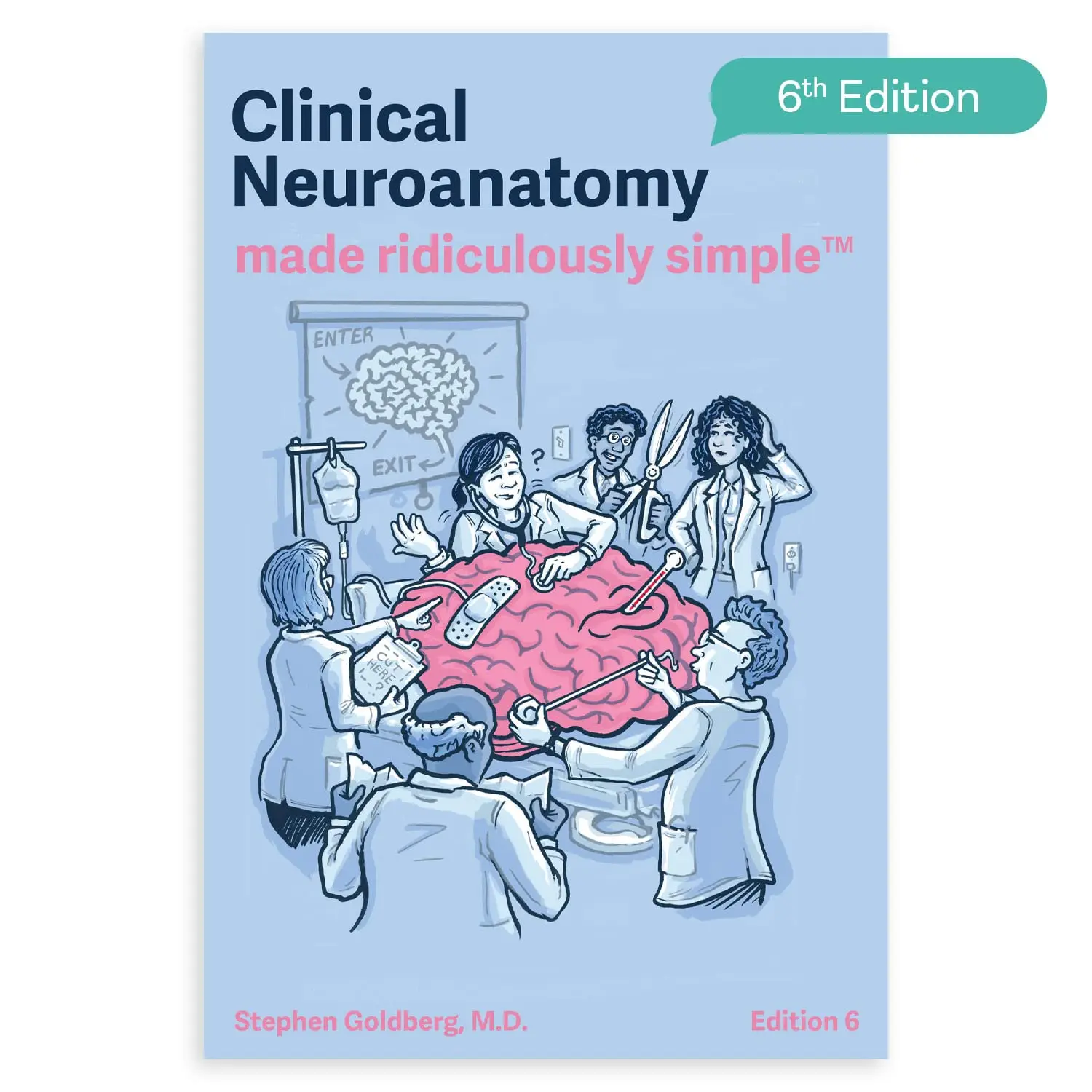 Clinical Neuroanatomy Made Ridiculously book simple  nursing