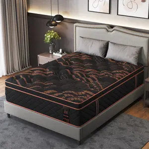 12/14 Inch Memory Foam Mattress Hybrid Pocket Spring Twin Full Queen King Mattress In A Box -Euro Top Mattresses Medium Firm For Motion Isolation, Edge Support