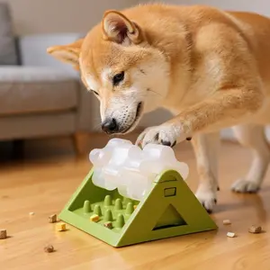 Interactive Dog Chew Puzzle Feeder Toy - Leak-Proof, Slow-Feeding Pet Supplies Feeding Accessory with Interactive Chew Functionality
