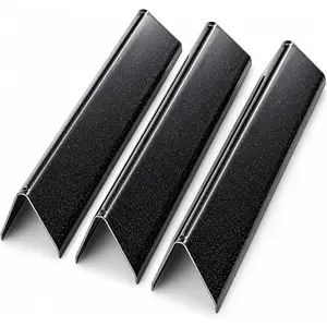 7635 15.3 Inch Flavorizer Bars for Weber Spirit I & II 200 Series - E210 S210 E220 S220 with Front Control Knobs, Porcelain Enameled Flavor Bars for Weber GS4 Spirit Grill Replacement