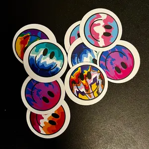 Pride Smiley Stickers Waterproof