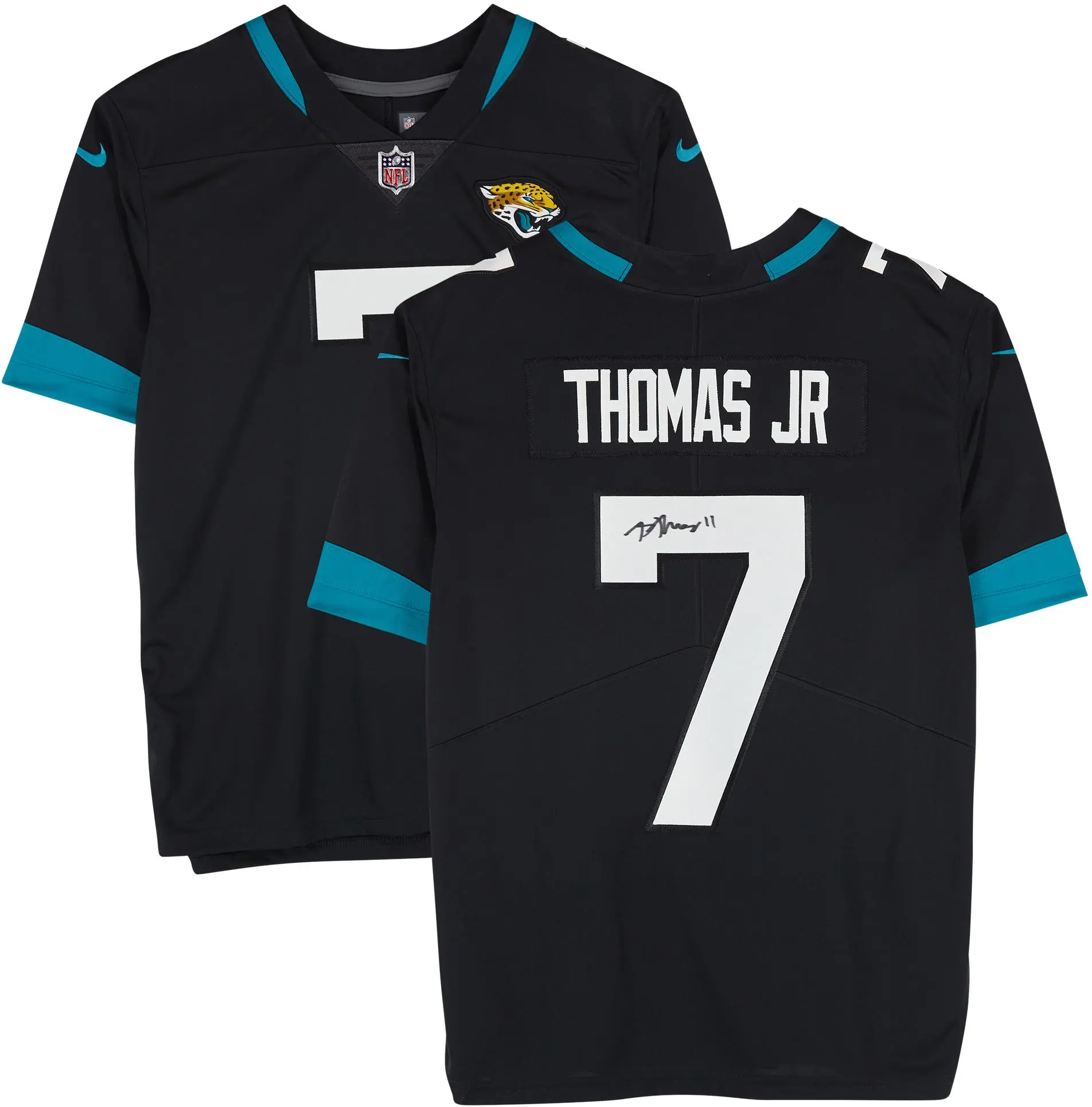 Brian Thomas Jr. Jacksonville Jaguars Autographed Nike Black Limited Jersey - Fanatics Authentic Certified