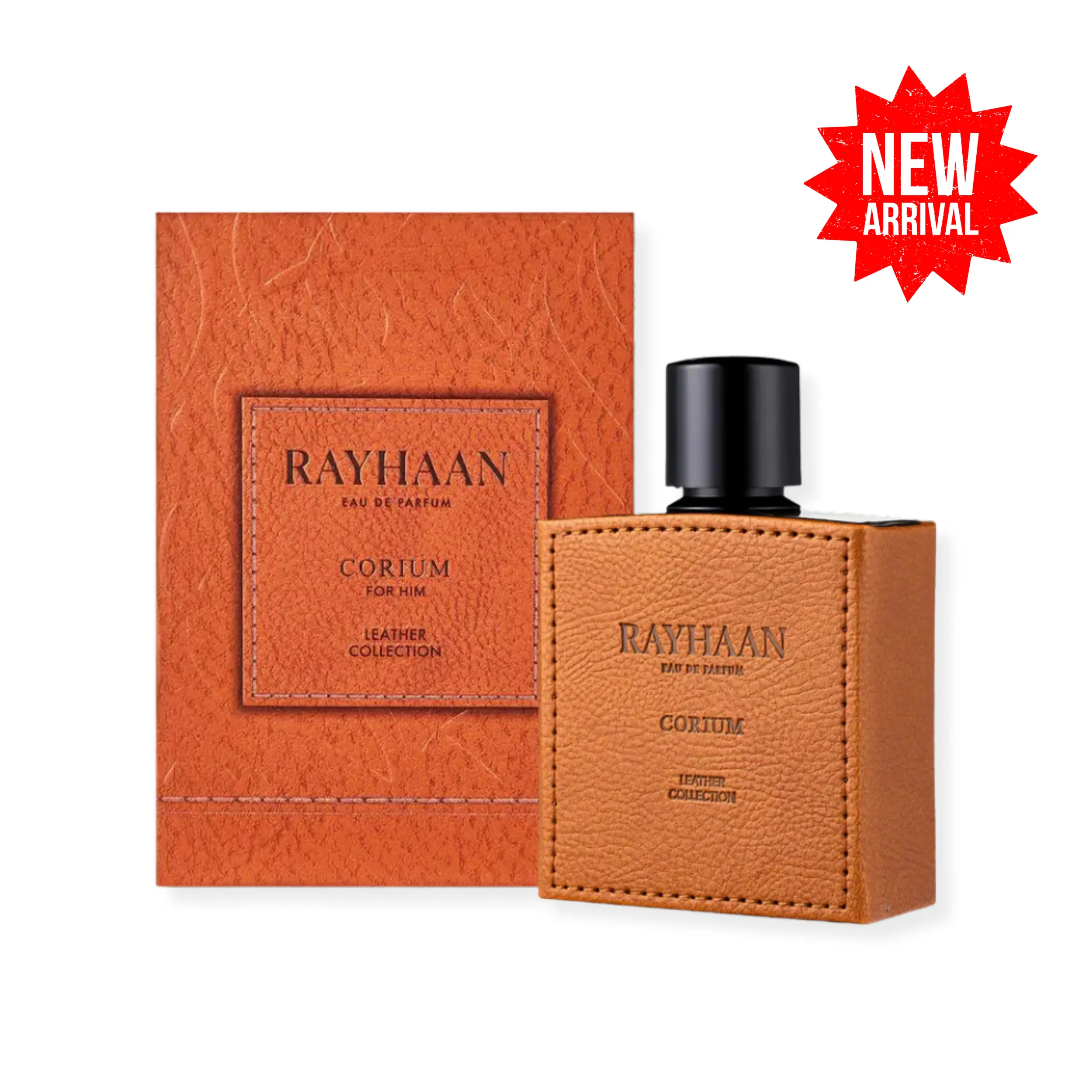 RAYHAAN Corium Eau de Parfum for Men, Bold Unisex Fragrance with Leather, Chestnut & Vanilla, Long-Lasting Signature Scent to Smell Good All Day - 100ml, Bold Scent Colognes, Cologne Scent