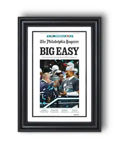 [SALE UP TO 50] 2025 Philadelphia Eagles Super Bowl LIX ,BIG EASY, Newspaper Print