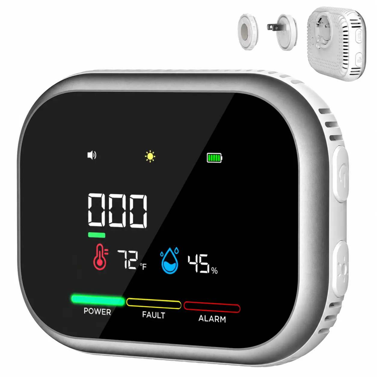 VASAIKO Digital Indoor Temperature & Humidity Monitor with Color Display for Home and Office VASAIKO Digital Indoor Temperature & Humidity Monitor with Color Display for Home and Office