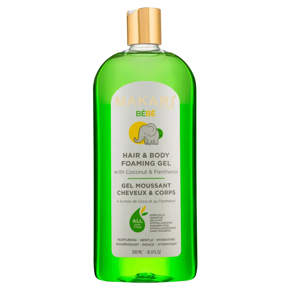 Makari Baby Hair & Body Foaming Gel - Gentle and Nourishing
