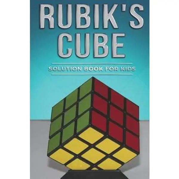 USED Book - Rubiks Cube Solution Book for Kids: How to Solve the Rubik's Cube for Kids with Step-By-Step Instructions Made Easy by Goldman, David (Paperback) - english