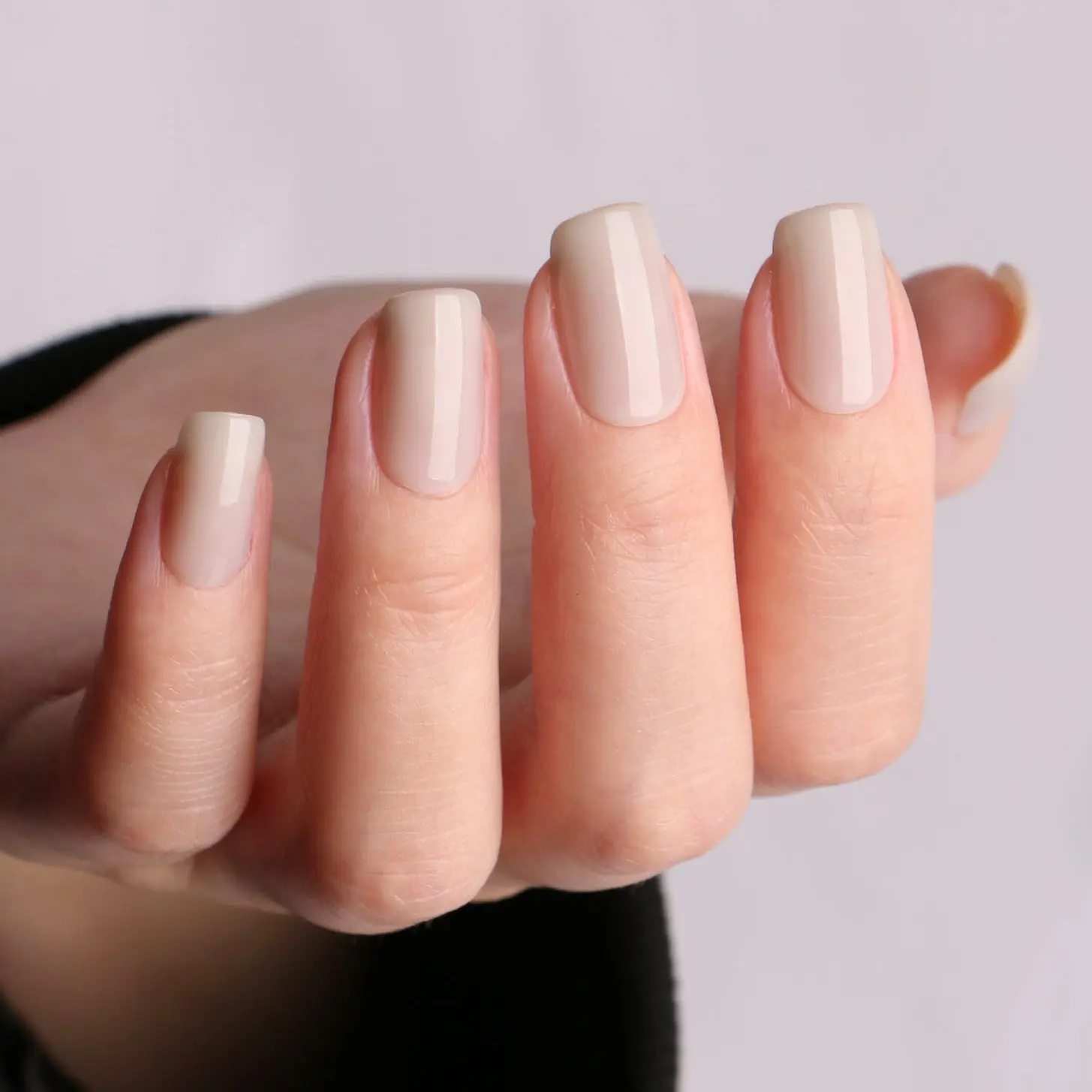 Purest Love - Short Coffin Nails in Ready-to-Press Collection with 30 Press-On Nails & Adhesive Tabs for Free Designer Collection