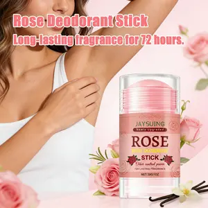 Jaysuing Rose & Mint High Performance Deodorant Stick 30g, Contains Rose, Mint & Vitamin E, Long-Lasting Freshness, Odor Remover, Body Deodorizer, Suitable for Underarms & Body Odor