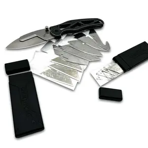 RAZORBACK Signature Folding Knife, 9 Interchangeable Blades