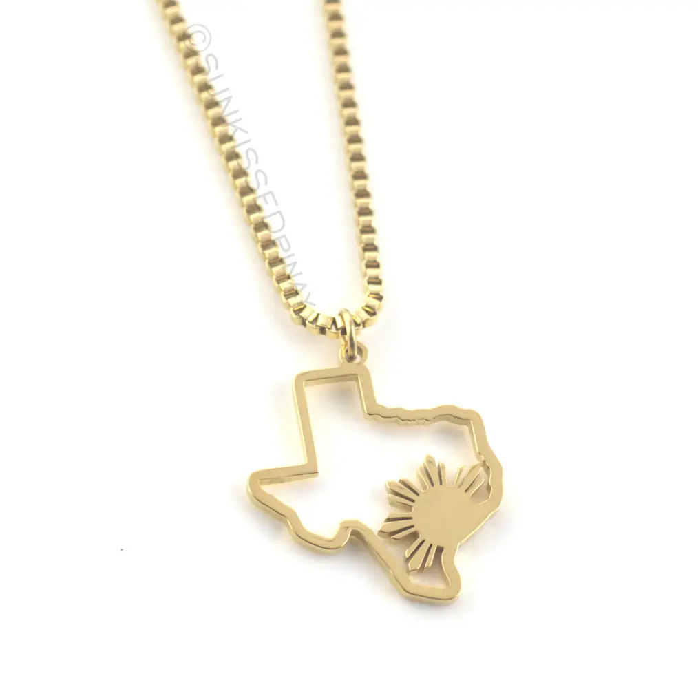 Texas x Filipino Sun Necklace