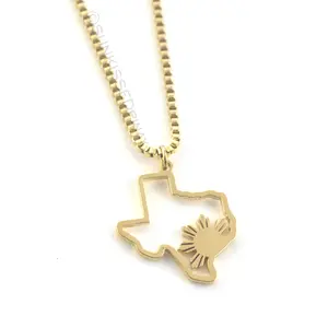 Texas x Filipino Sun Necklace