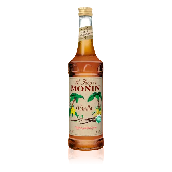 Monin Vanilla Organic Syrup - Bottle (750mL)