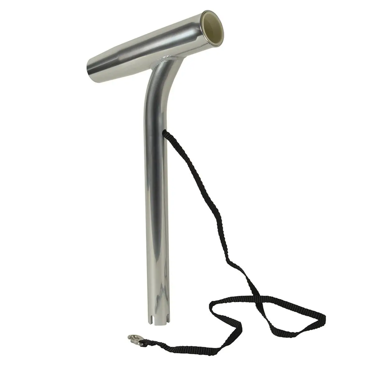Outrigger Rod Holder, Stylish Aluminum Fishing Boat Mount - Strong and Functional Design with Included Liner & Strap, Boat-Mounted Accessories, Liner And Strap, High Quality Processes, 3.65 Lbs, Fishing Boats
