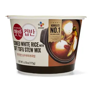 CJ Foods Cooked White Rice with Soft Tofu Stew 173 g