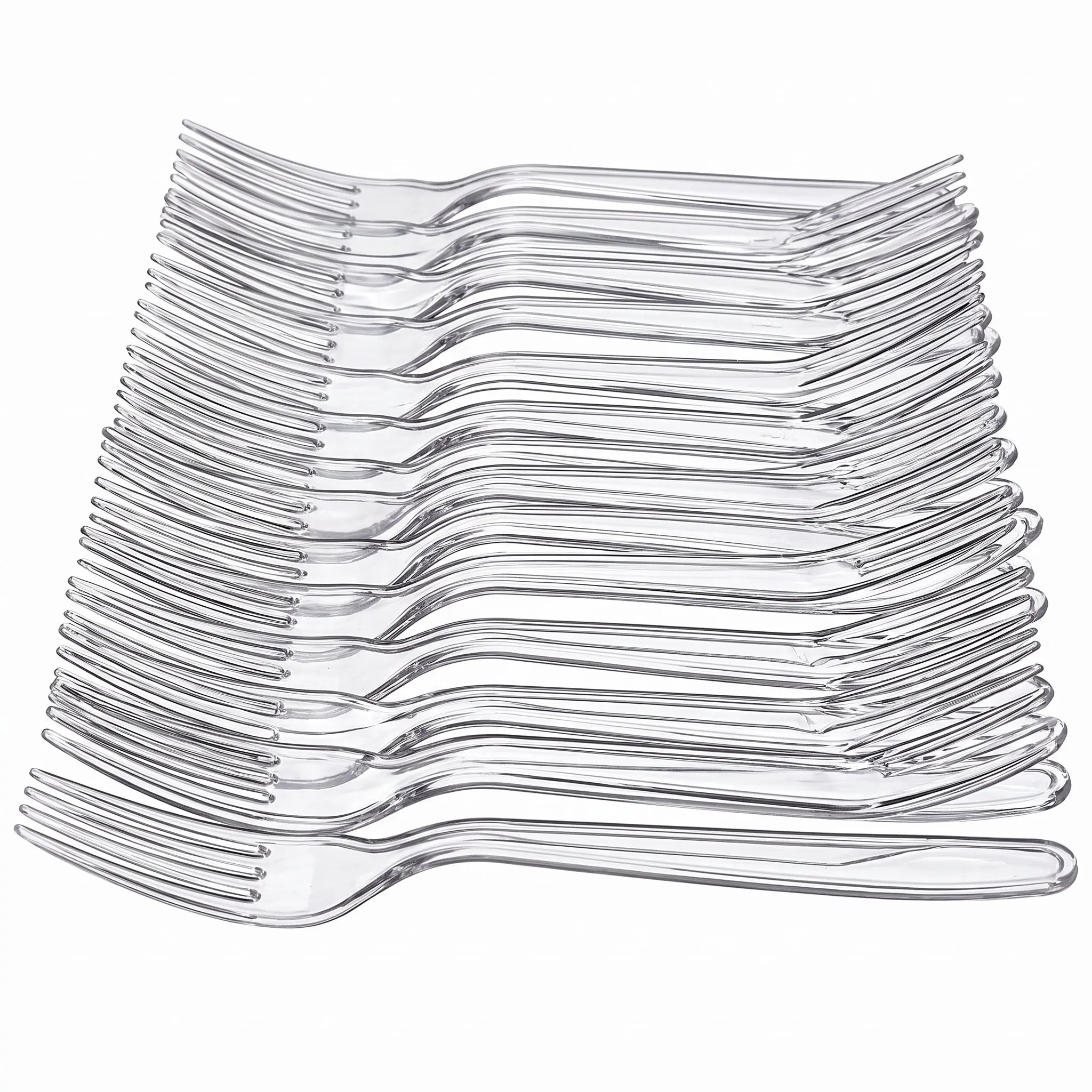 Clear Plastic Forks - Pack of 20 - 7.5 in.
