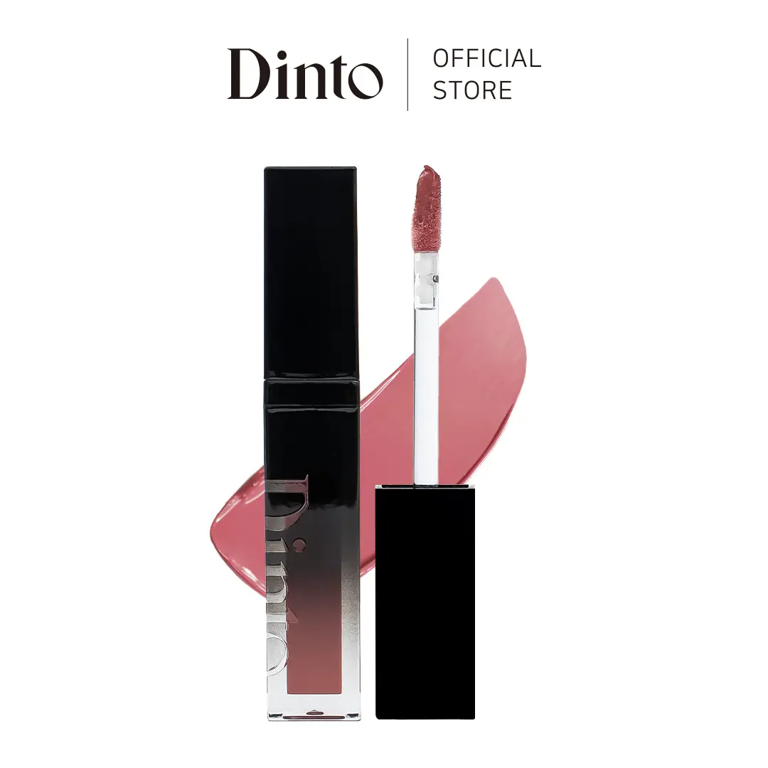 Dinto Deep Kissed Plumping Lip Enamel 0.14 fl. oz. | High Shine Finish | Plumper Gloss | Hydrating | Plumping | K-beauty
