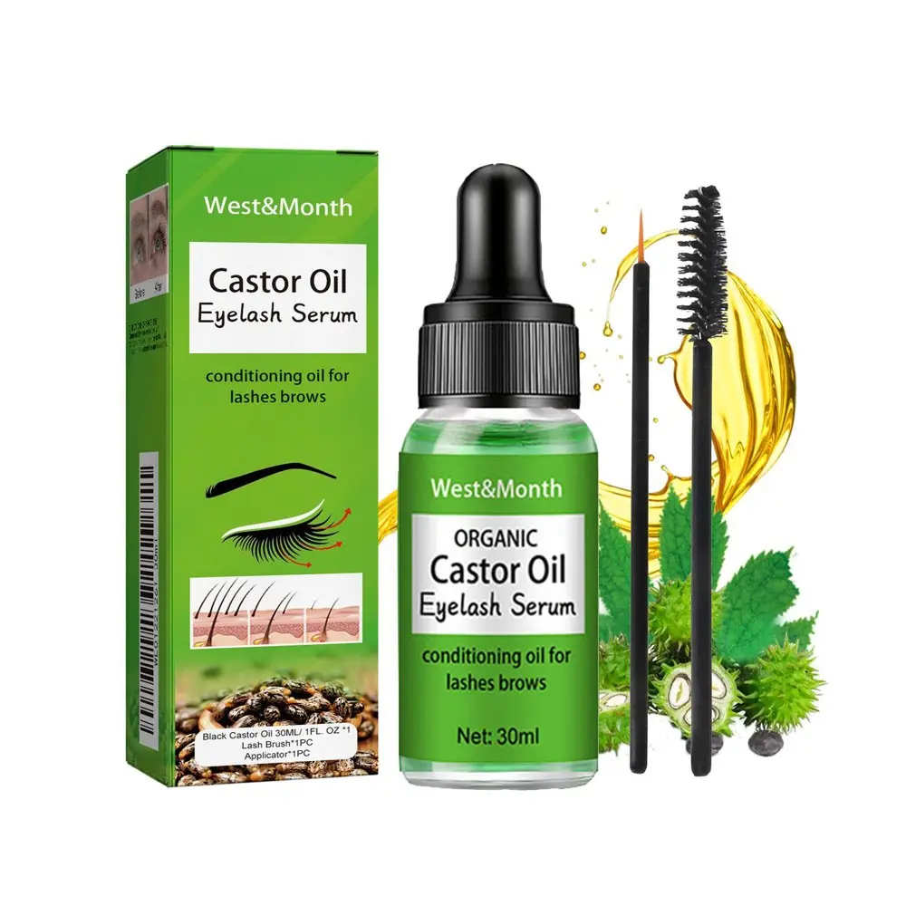 Organic castor oil mascara, Lash conditioner, rich in Moroccan nut oil and jojoba oil, suitable for hair, eyelashes, essential oil, anti frizz and nourishes split hair, restores hair vitality, Natural Haircare, Frizz Free Hair