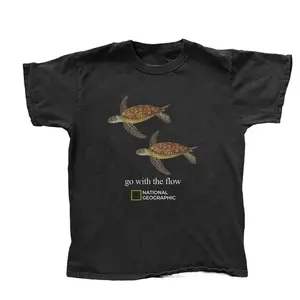 National Geographic sea turtle baby tee