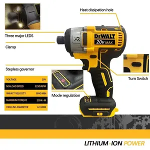 Dewalt brushless impact drill, DCF887 205N. M, 20V Dewalt battery wireless screwdriver.