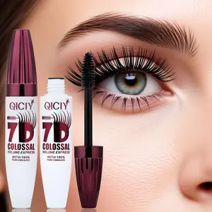 7D plump eyelashes, triangular brush head, sweat-proof with 24-hour long-lasting makeup, suitable for beginners and all kinds of makeup, Cosmetic Mascara