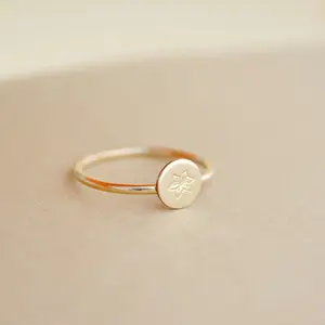 Birth Flower Ring