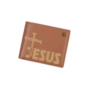 Men's Solid Color Leather Flip Cover Small Wallets
