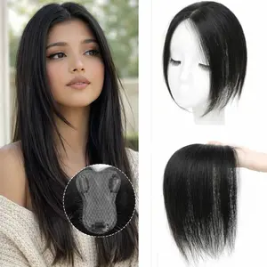 Befunny 10 Inch  Hair Toppers for women 100% Human Hair Lightweight Breathable 8 x 11 cm Lace Base Hair Topper For Thinning Hair Daily Wear Lace Fronts Lace Front Wigs
