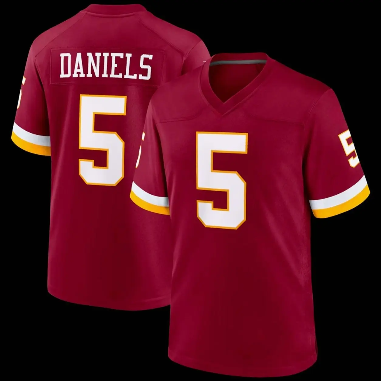 Unisex Football inspired by Daniels 15 Washington Home Team Game Player Jersey - Burgundy